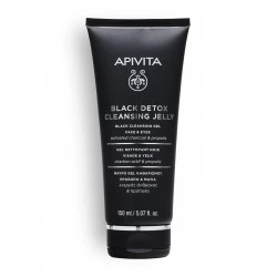 Apivita Black Detox Gel Limpiador, 150ml.