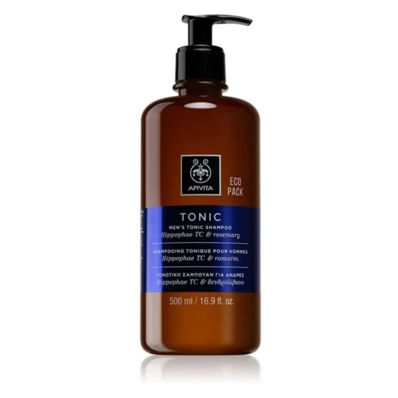 Apivita Champú Anticaída Tonic Hombre Eco Pack, 500ml. Apivita Champú Anticaída Tonic Hombre Eco Pack, 500ml.