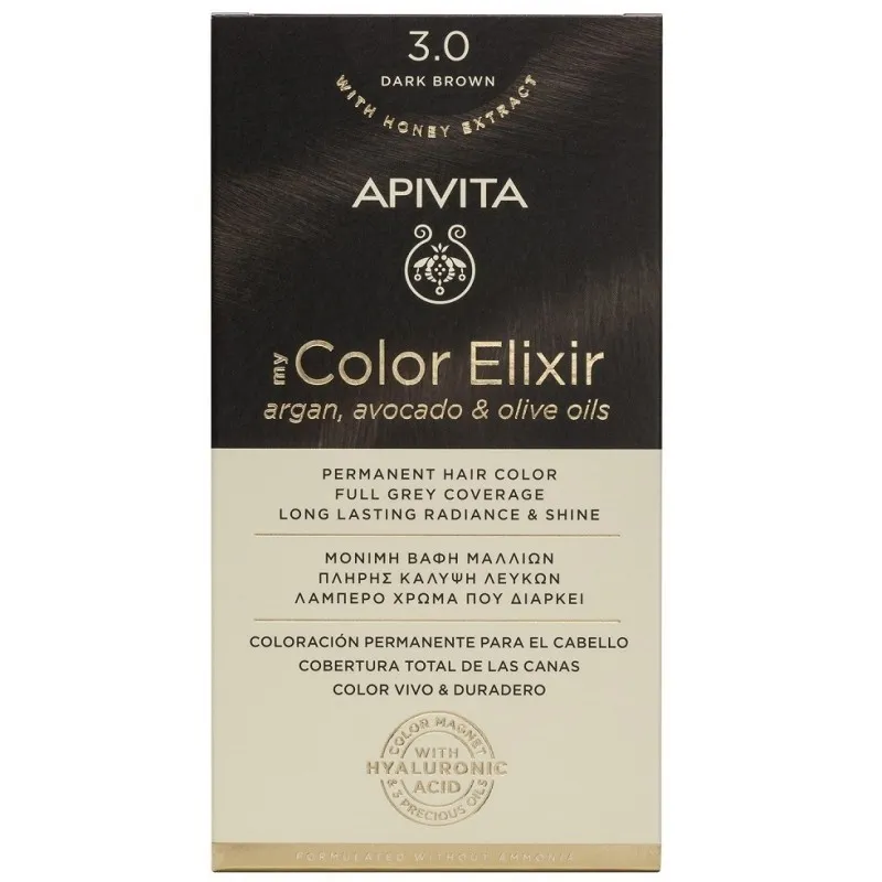 Tinte apivita dark brown