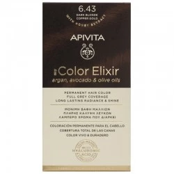 Apivita my Color Elixir Tinte 6.43, Rubio Oscuro Cobrizo Dorado