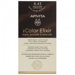 Apivita my Color Elixir Tinte 6.43, Rubio Oscuro Cobrizo Dorado