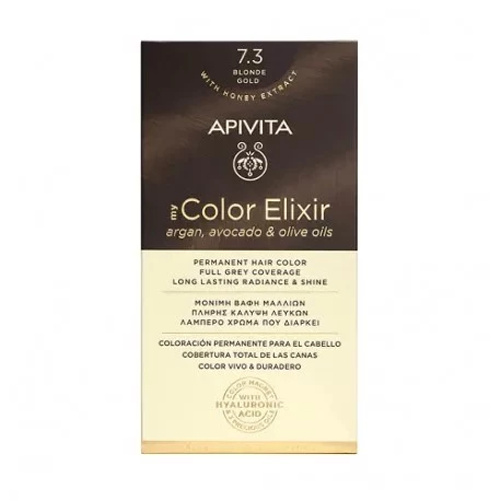 Apivita Tinte My Color Elixir 7.3 Rubio Dorado