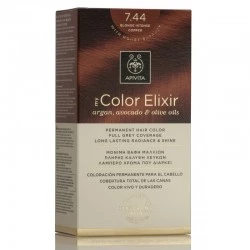 Apivita Color Elixir Tinte 7.44 Rubio Cobrizo Intenso