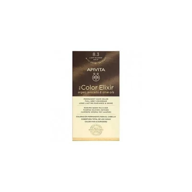 Apivita Tinte My Color Elixir 8.3 Rubio Claro Dorado