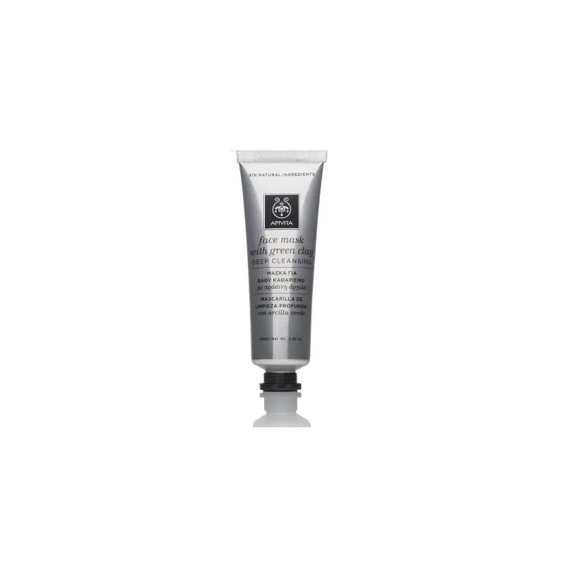 Apivita Mascarilla Facial Limpieza Profunda, 50ml.