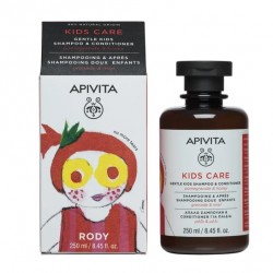 Apivita Kids Champu Acondicionador Granada Miel, 250ml.