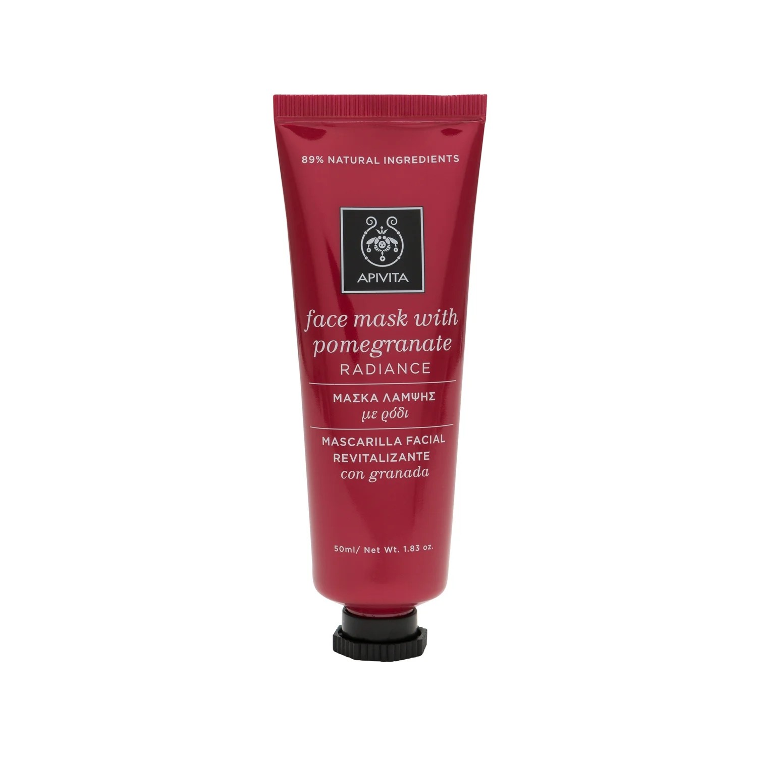 Apivita Mascarilla Facial Revitalizante Granada, 50ml.