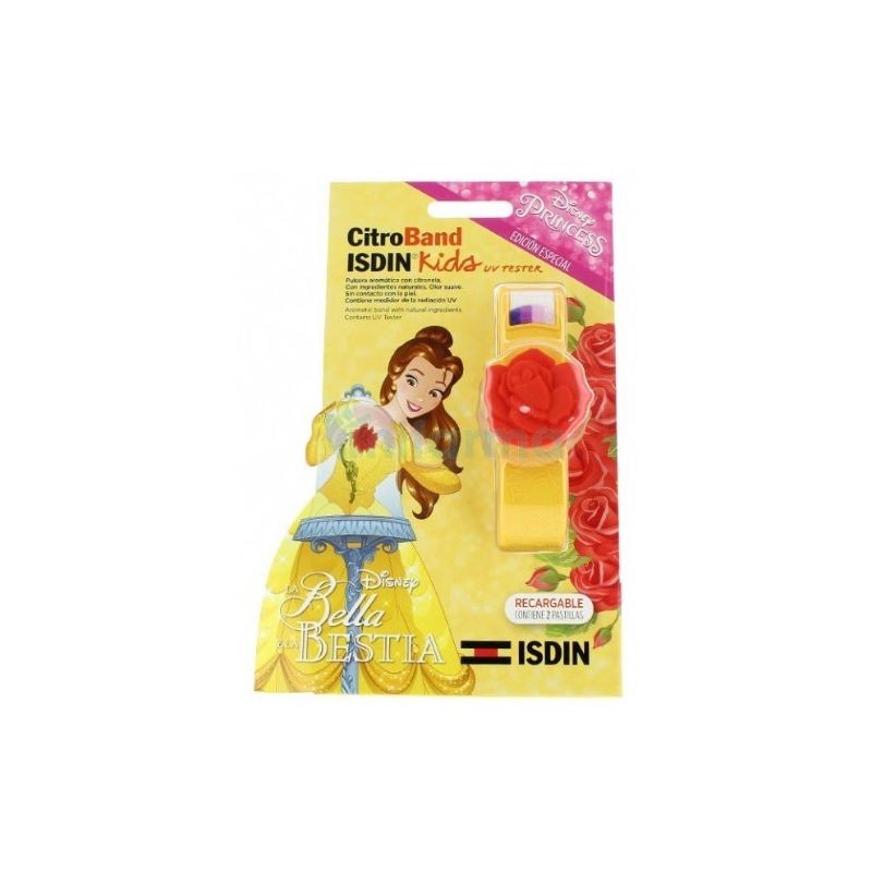 Isdin Citroband Pulsera Antimosquito UV Tester Bella + 2 Recargas.