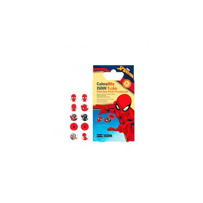 Isdin Calmabite Kids Parches Post-Picadura Spiderman, 30 Uds.