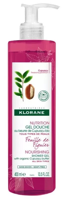 Klorane Gel de Ducha Feuille de Figuer, 400ml.