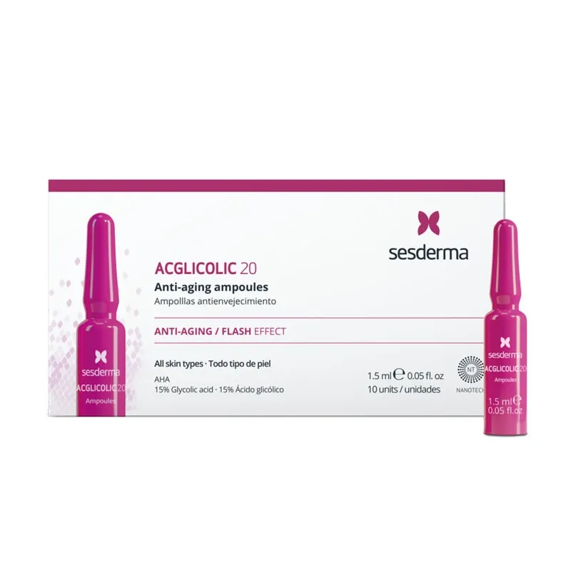 Sesderma AcGlicolic 20, 10 Ampollas.