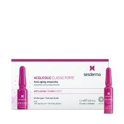 Sesderma AcGlicolic Classic Forte, 10 Ampollas.