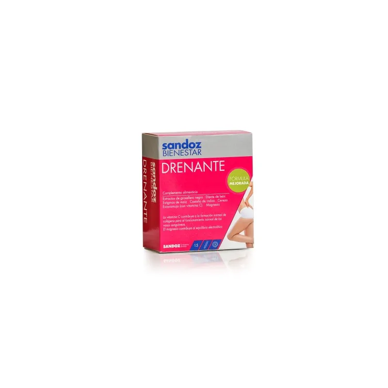 Sandoz Drenante, 15 ampollas