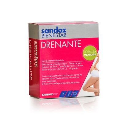 Sandoz Drenante, 15 ampollas