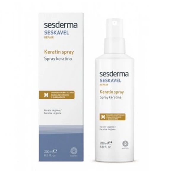 SESDERMA PACK SESKAVEL KERATINA REPAIR CHAMPU+SPRAY