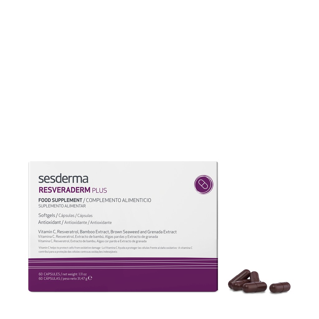 Resveraderm Plus, 60 Capsulas.