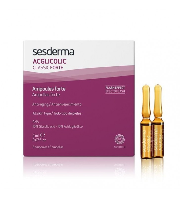 Acglicolic Classic Ampollas Forte Sesderma Efecto Flash