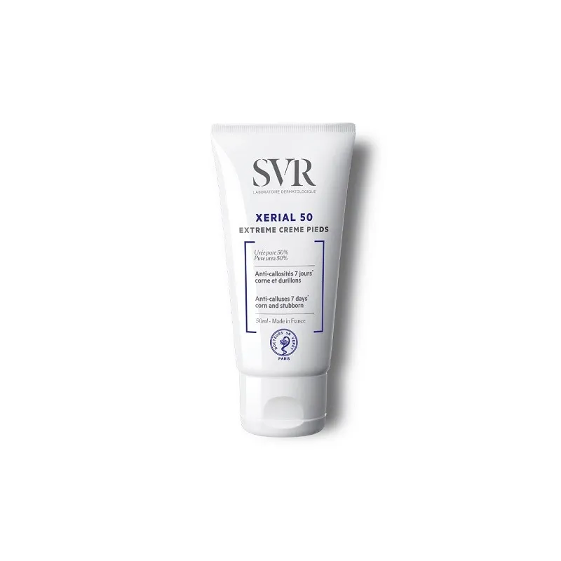 SVR Xerial 50 Crema Extrema de pies, 50ml.
