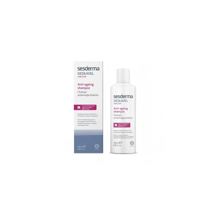 Sesderma Seskavel Time Stop Champú Antiedad, 200ml. Sesderma Seskavel Time Stop Champú Antiedad, 200ml.