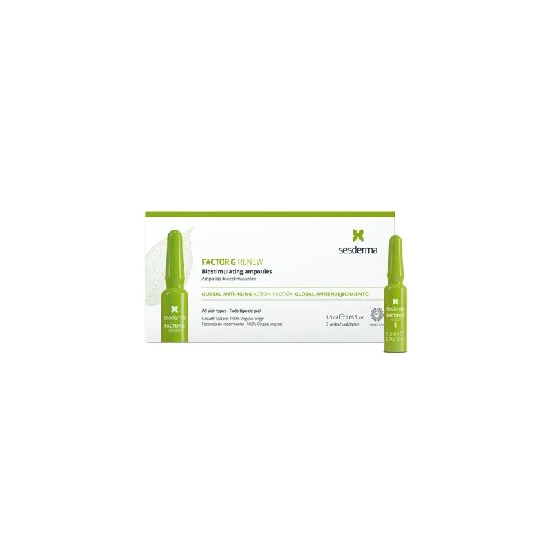 SESDERMA FACTOR G RENEW AMPOLLAS BIOSTIMULANTES 7 AMPOLLAS X 1.5 ML
