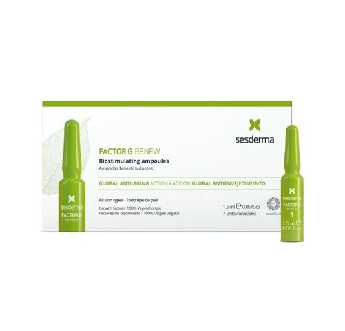 SESDERMA FACTOR G RENEW AMPOLLAS BIOSTIMULANTES 7 AMPOLLAS X 1.5 ML