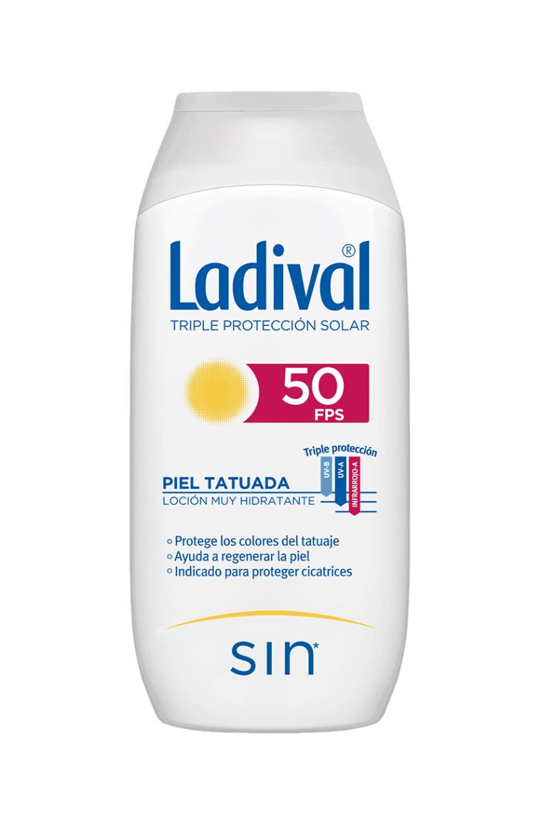 Ladival Piel Tatuada SPF50, 200ml.