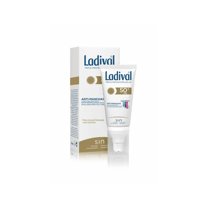 Ladival Anti-manchas SPF50+ Emulsion, 50ml. Ladival Anti-manchas SPF50+ Emulsion, 50ml.