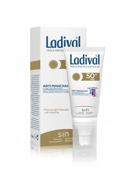 Ladival Anti-manchas SPF50+ Emulsion, 50ml.