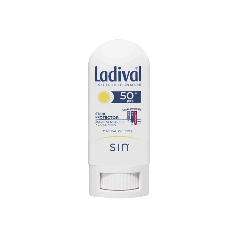 Ladival Stick Protector Zonas Sensibles SPF50+, 9g.