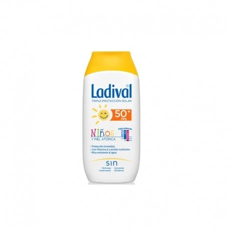 Ladival Niños Piel Atópica Leche Hidratante SPF50+, 200ml.