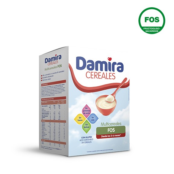 Damira Papilla 8 cereales, 600g.