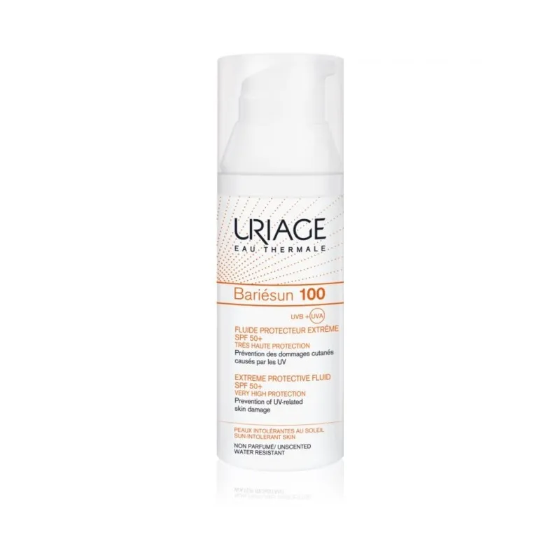 Uriage Bariesun Fluido Protector Extremo SPF50+, 50ml.