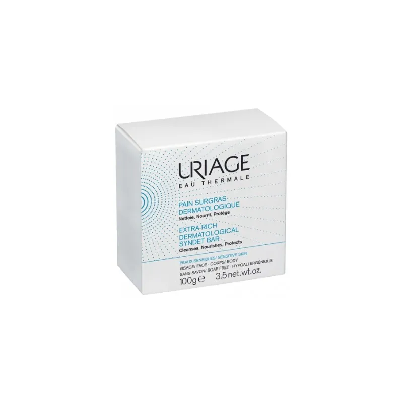 Uriage Pain Surgras Jabón Dermatológico, 100g.