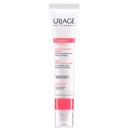 Uriage Toléderm Control Crema Rica, 40ml.