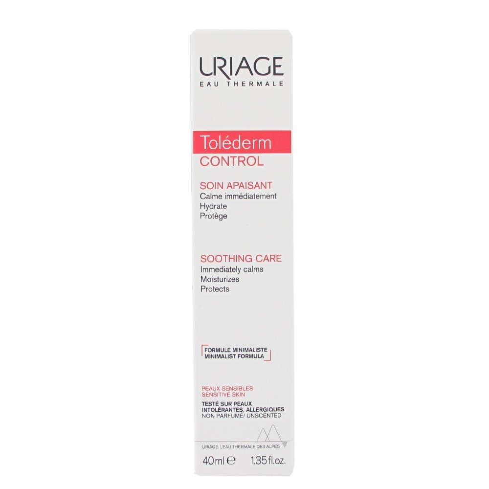 Uriage Toléderm Control Crema Ligera, 40ml.