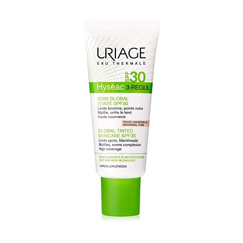 HYSEAC 3 REGUL GLOGAL 30+ COLOR URIAGE 40 ML HYSEAC 3 REGUL GLOGAL 30+ COLOR URIAGE 40 ML