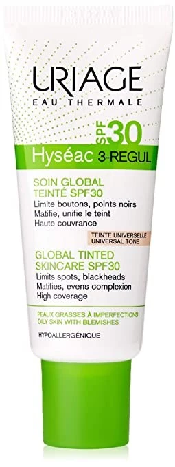 HYSEAC 3 REGUL GLOGAL 30+ COLOR URIAGE 40 ML