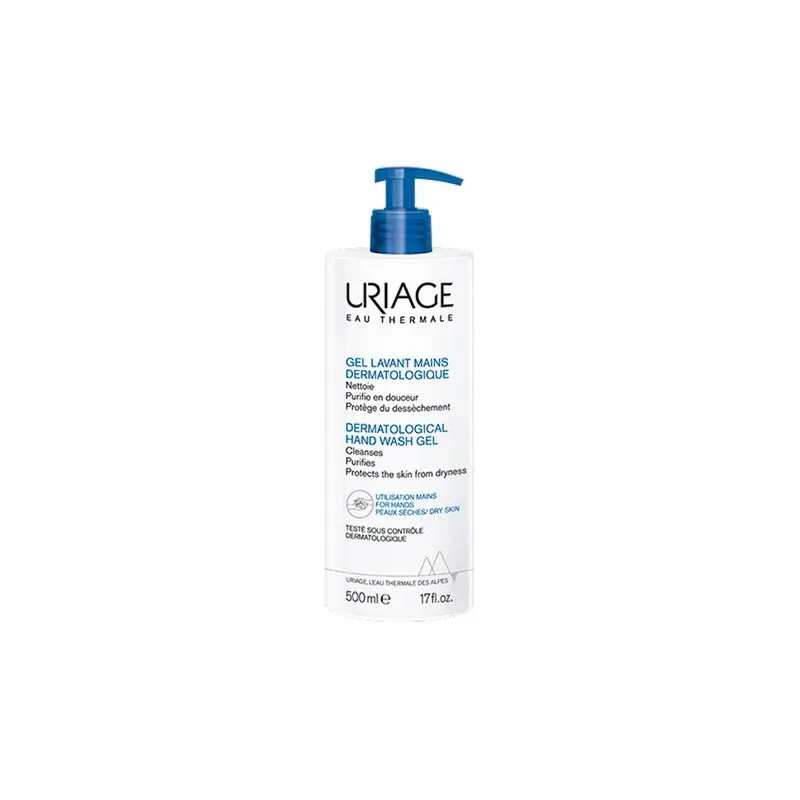 Uriage Gel de Manos Dermatológico, 500ml.