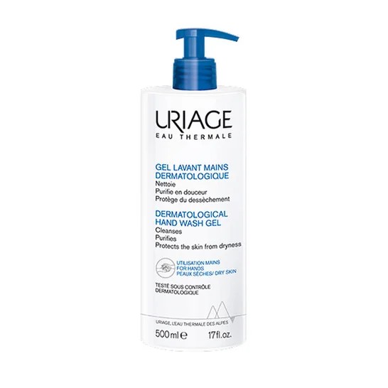 Uriage Gel de Manos Dermatológico, 500ml.