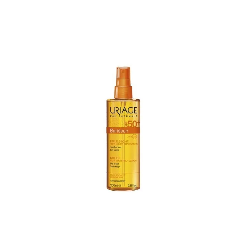 Uriage Bariesun Aceite Seco SPF50+, 200ml.