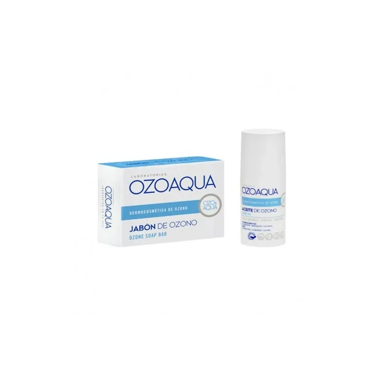 Ozoaqua pack higiene y cuidado aceite+jabón, 15ml +100 g