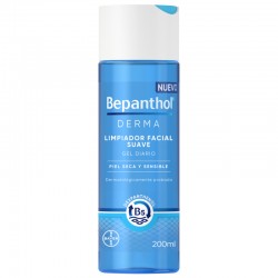 Bepanthol Derma Gel Limpiador Facial Suave, 200 ml