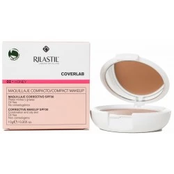 Rilastil Coverlab Maquillaje Compacto P/Seca Honey, 10gr.