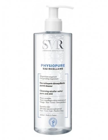 SVR Physiopure Agua Micelar Desmaquillante, 400ml.