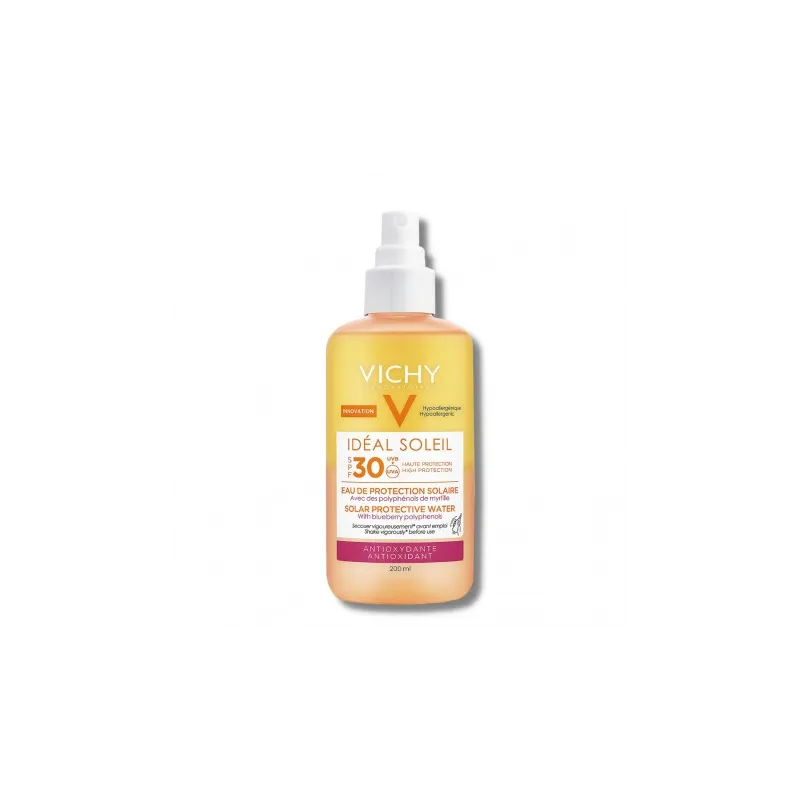 Vichy Ideal Soleil agua antioxidante SPF30+, 200ml