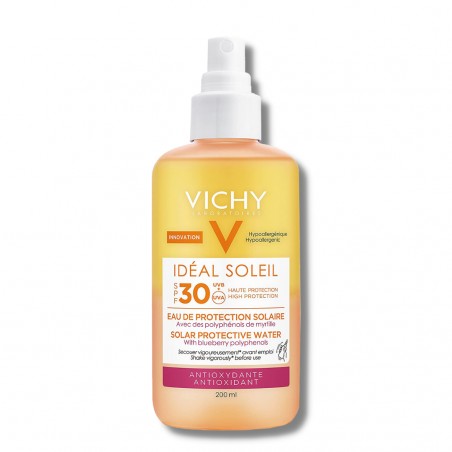 Vichy Ideal Soleil agua antioxidante SPF30+, 200ml