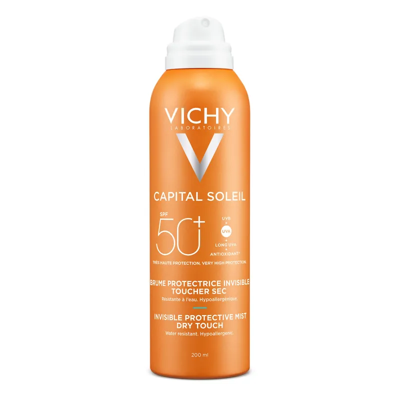 Vichy Ideal Soleil Bruma Hidratante SPF 50, 200ml. Vichy Ideal Soleil Bruma Hidratante SPF 50, 200ml.