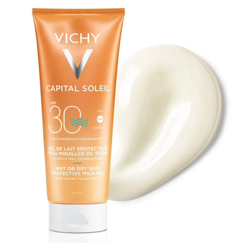 Vichy Soleil Gel Hidratante Transparente SPF30, 200ml. Vichy Soleil Gel Hidratante Transparente SPF30, 200ml.