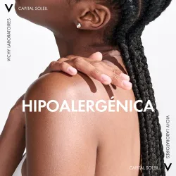 Vichy Capital Soleil Agua de Protección Solar Luminosidad SPF50, 200ml.