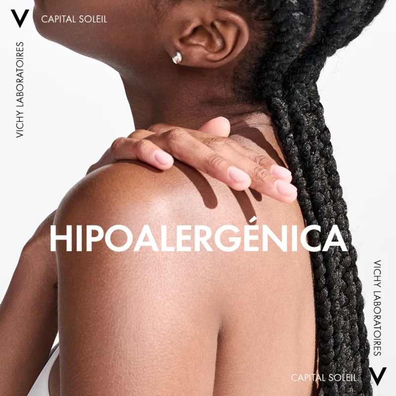 Vichy Capital Soleil Agua de Protección Solar Hidratante SPF50, 200ml.